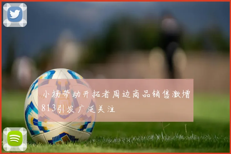 小杨带动开拓者周边商品销售激增813引发广泛关注